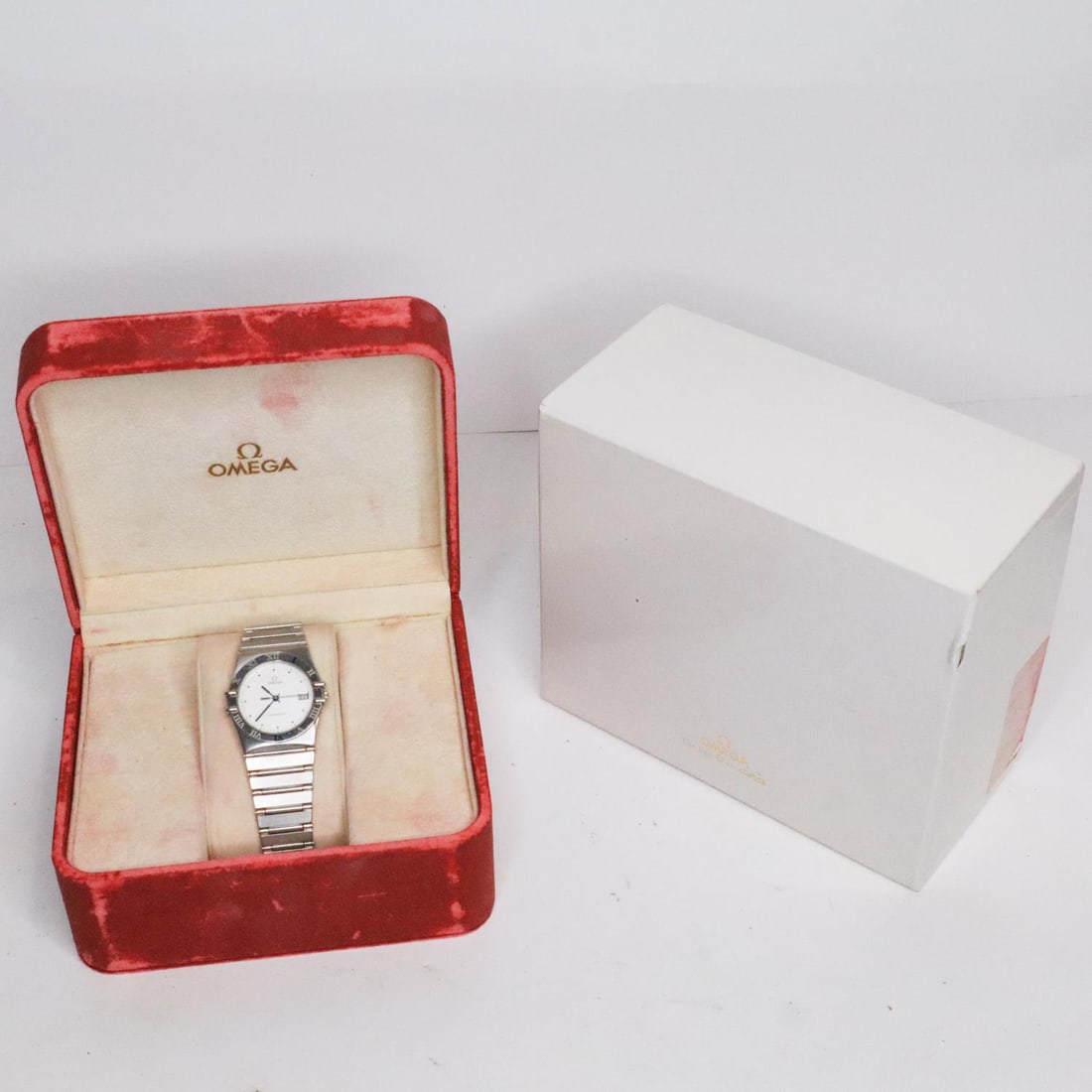OMEGA CONSTELLATION WATCH W/BOX, 32MM (1 of 11)