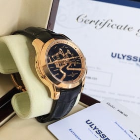 ULYSSE NARDIN HOURSTRIKER 6106-131 WATCH BOX&CERT