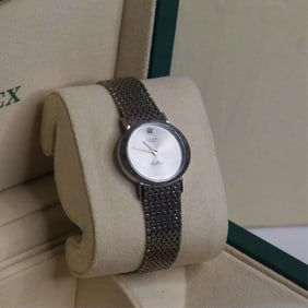 ROLEX CELLINI 4081 18KWG WATCH W/BOX