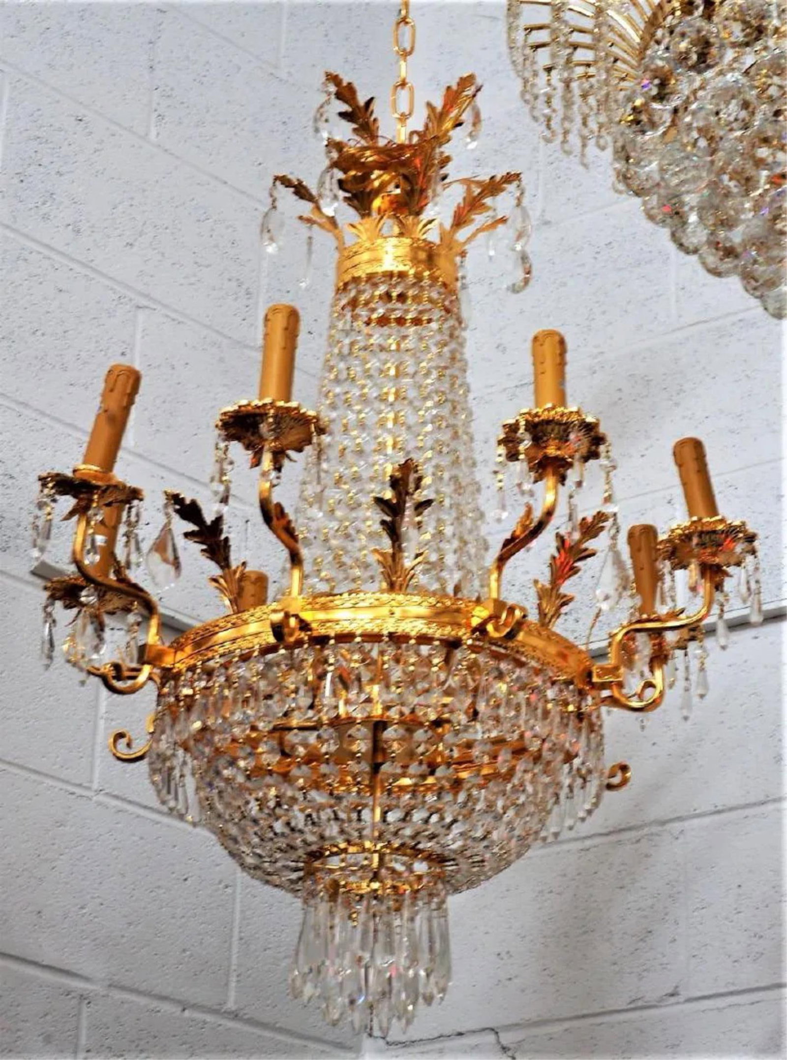 ORNATE SWAROVSKI CHANDELIER (1 of 1)