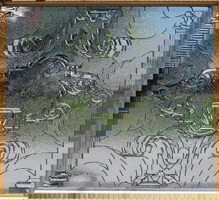 Stained Glass Window 58" x 64"