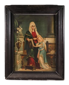 Early 1990's Saint Anne and Young Virgin Mary