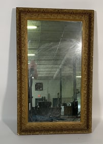 Antique Gilt Gesso & Wood Mirror