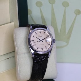 ROLEX OYSTERDATE PRECISION 6694 WATCH W/BOX, 34MM