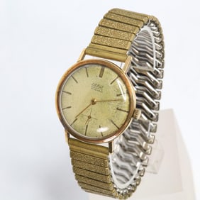 PRELY 14KYG VINTAGE WATCH, 34MM