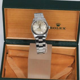 ROLEX OYSTER SPEEDKING 6430 WATCH W/BOX, 30MM