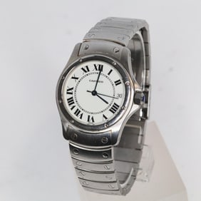 CARTIER SANTOS RONDE W20026K1 WATCH, 33MM