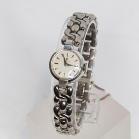 VINTAGE OMEGA 14KWG WATCH, 18MM