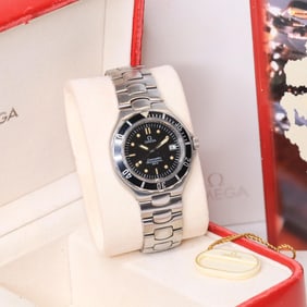 OMEGA SEAMASTER 396.1062 WATCH W/BOX, 38MM