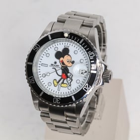 BEAMS OVER THE STRIPES MICKEY MOUSE WATCH, 40MM