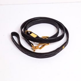 CHANEL LEATHER LEASH