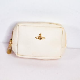 VIVIENNE WESTWOOD WHITE POUCH