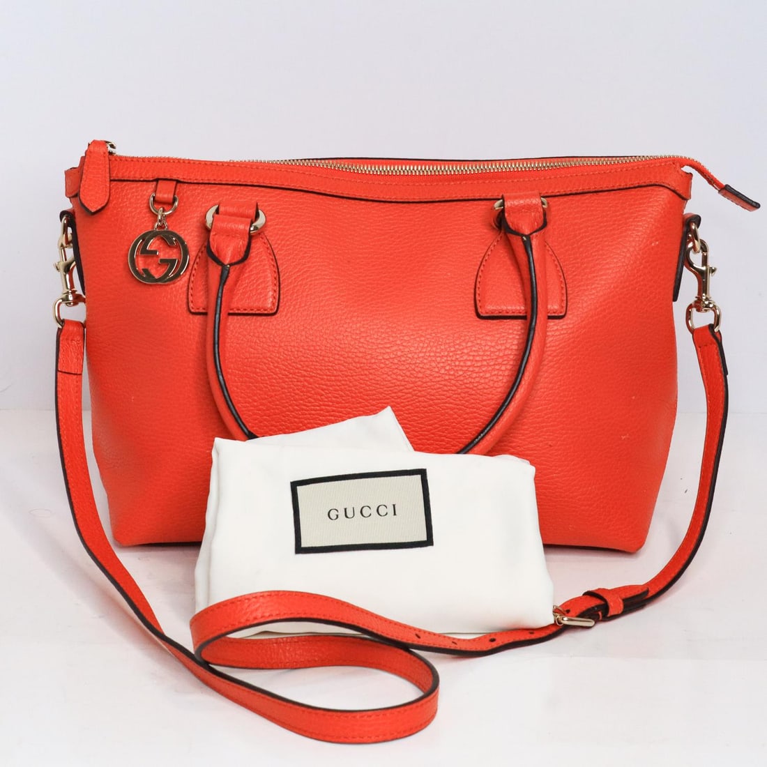 GUCCI MISS GG LEATHER TOTE BAG (1 of 15)