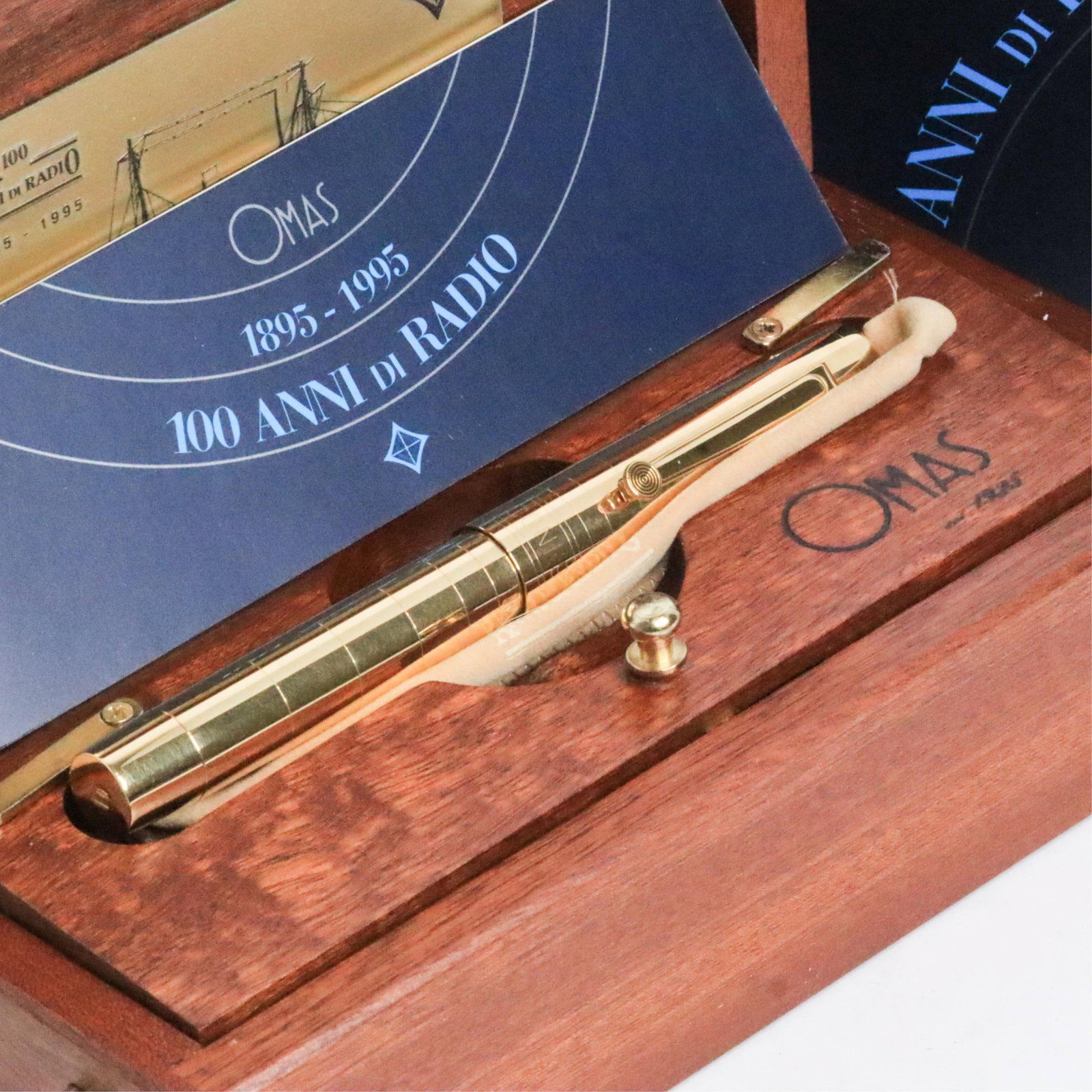 OMAS MARCONI 100 ANNI DI RADIO 18K PEN W/BOX (1 of 17)