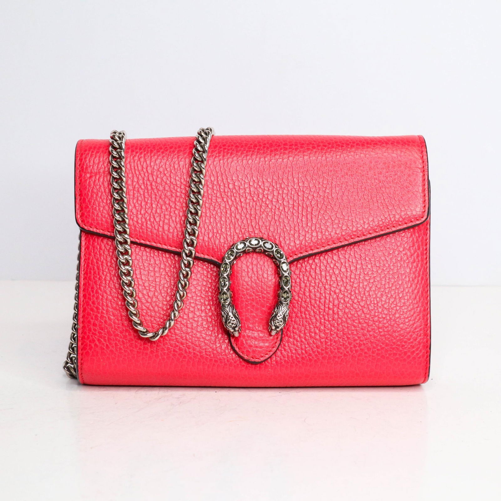 GUCCI Calfskin Crystal Mini Dionysus Chain Wallet (1 of 6)