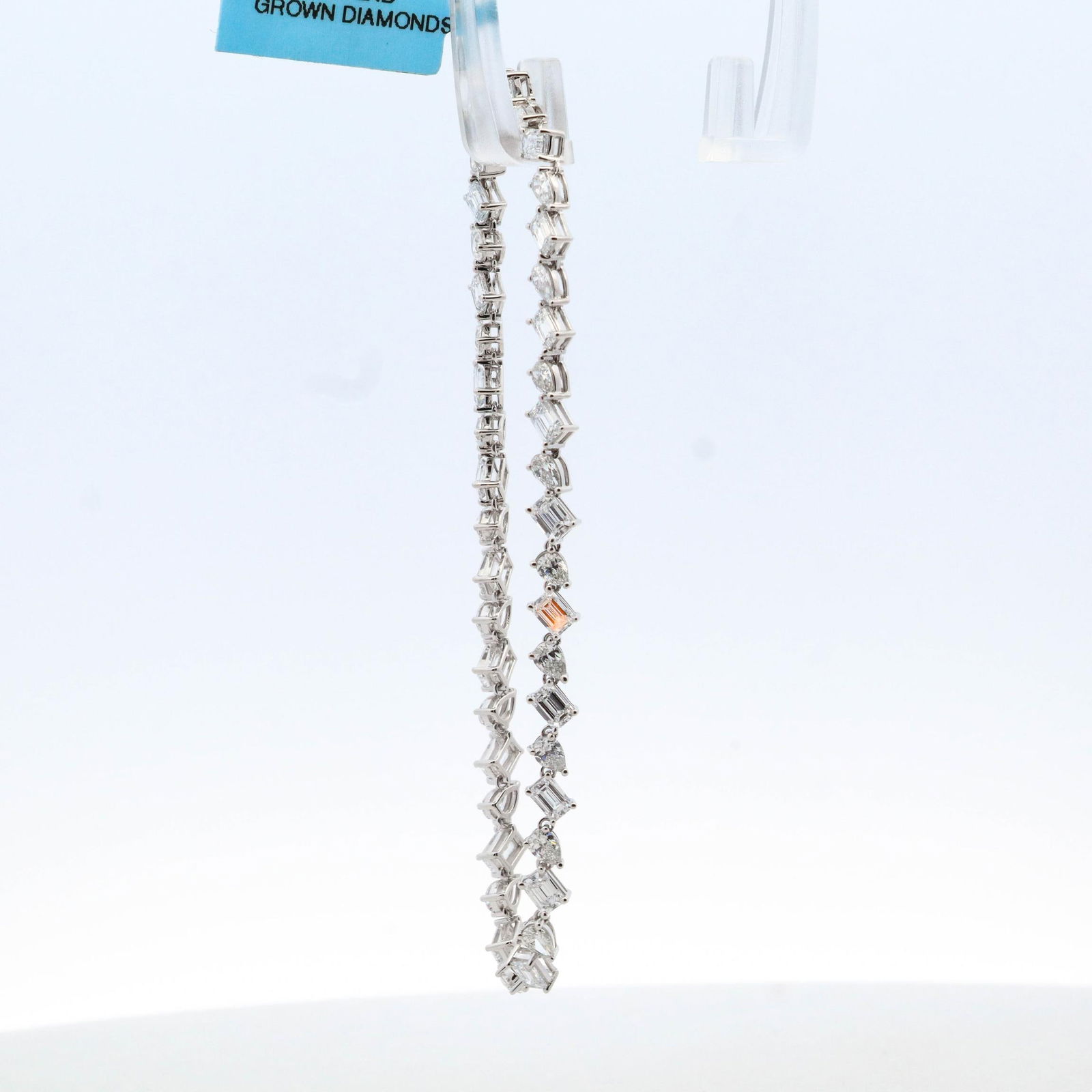 14KWG 6.50ctw F-VS Diamond Bracelet, Lab (1 of 4)