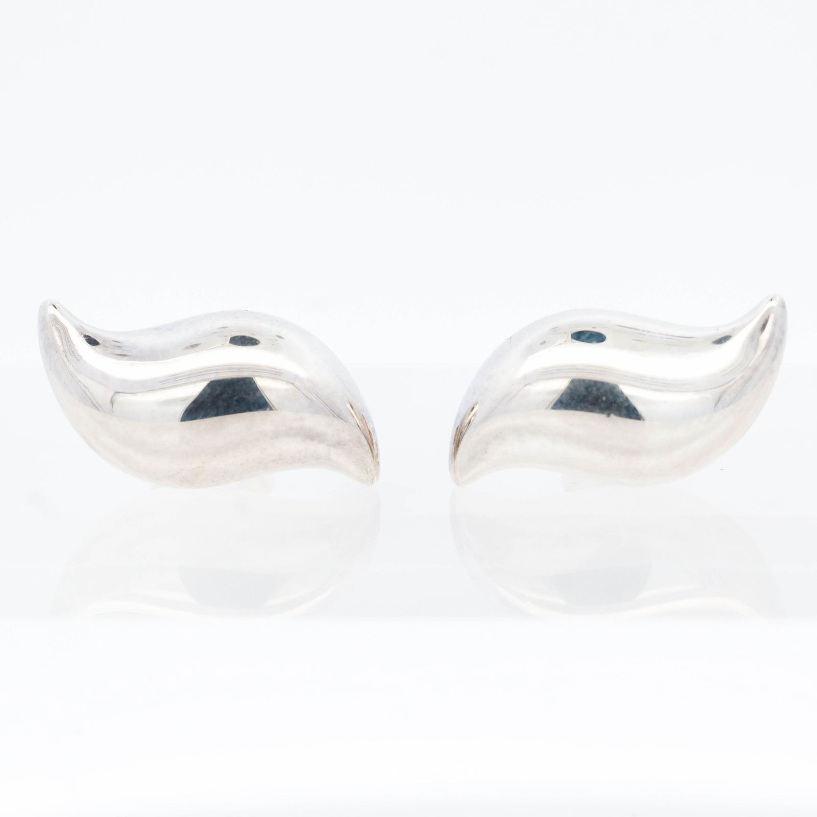 Tiffany & Co. Silver & 18KYG Tear Drop Earrings (1 of 7)