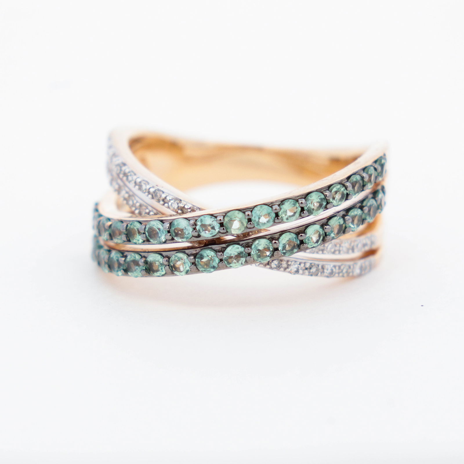 14KYG 1.15ctw Natural Alexandrite & Diamond Band, 7: 14K yellow gold band 1.00ctw natural alexandrite .15ctw diamond accents size 7 5.64 grams