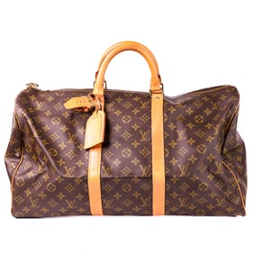 Authentic Louis Vuitton Keepall 50 Monogram Canvas