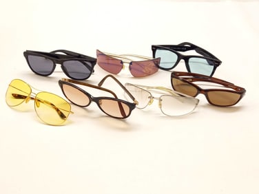 Sunglasses 7-Piece set: Prada (2) / Celine Dion / Oakley / Ray-Ban / Zeal / Hydrogen