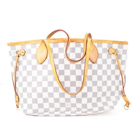 Louis Vuitton Damier Azur Neverfull MM Tote