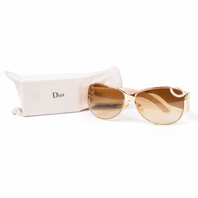 Christian Dior QBRK1 Logo Sunglasses w/Storage Bag