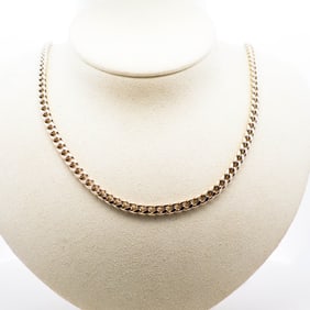 Chanel 2021 Gold-Tone CC Logo Chain Necklace – Gold-Tone, A21K