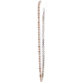 18KWG 3.00ctw Natural Diamond Tennis Bracelet 7"