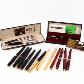 23 All Montblanc Fountain Pens Meisterstück Noblesse etc