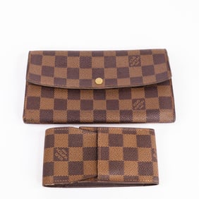 (9644_0312) LOUIS VUITTON Damier N63024 Etuy Cigarette / Portefeuille Sala Old Old Model Wallet