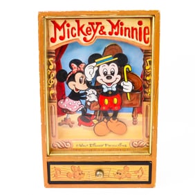 Vintage Wooden Disney Musical Jewelry box