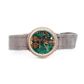 Vintage Working Bulova Accutron Tuning Fork Watch 34mm