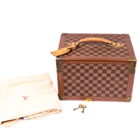 Louis Vuitton Damier Boite Flacons N21828 Trunk Case – Rare Collector Piece