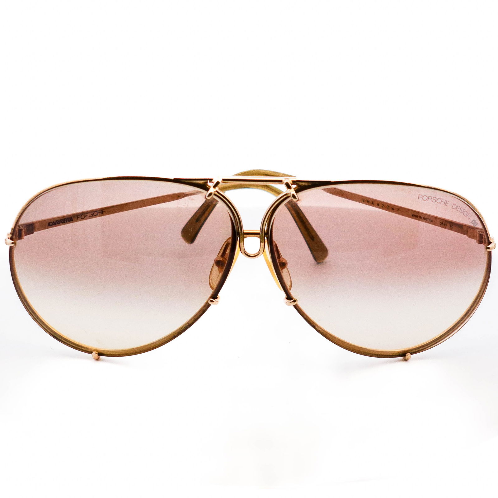 Carrera x Porsche Design Sunglasses Gold Frame – Model SHLH7747 5621 40 (1 of 4)