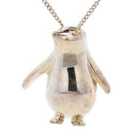 Tiffany & Co. Penguin Pendant Necklace in Sterling Silver