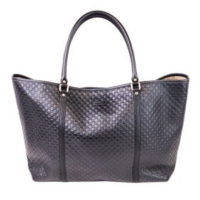 Gucci Microguccissima Black Leather – Tote Bag