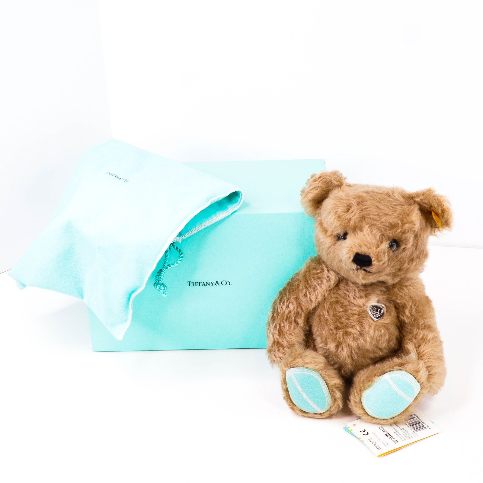 Tiffany & Co. x Steiff Teddy Bear Beige Mohair with Tiffany Blue Accents – Limited Edition