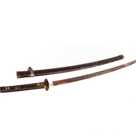 Imperial-Era Japanese Katana – Signed Tang, Original Condition