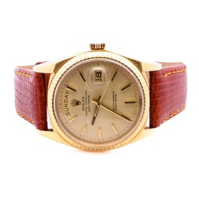 Rolex Day-Date 18K Yellow Gold – Champagne Dial, Ref. 1803