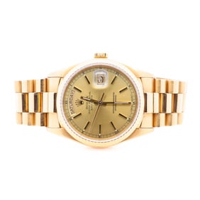 Rolex Day-Date Ref 18038 18k Yellow Gold