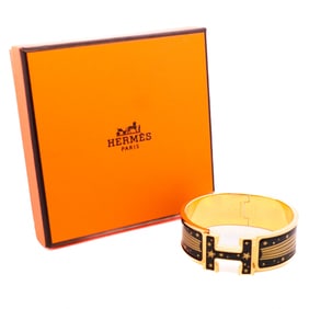 Hermes Clic Clac GM Enamel Bracelet Gold – Gloria Soli Star Design
