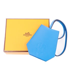 Hermes Key Clochette Cles Blue Swift Leather – with Box