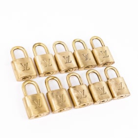 Louis Vuitton Brass Padlock Set – 10 Pieces