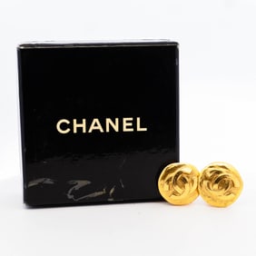 Chanel Earrings – Gilt Metal, 1995 Autumn Collection