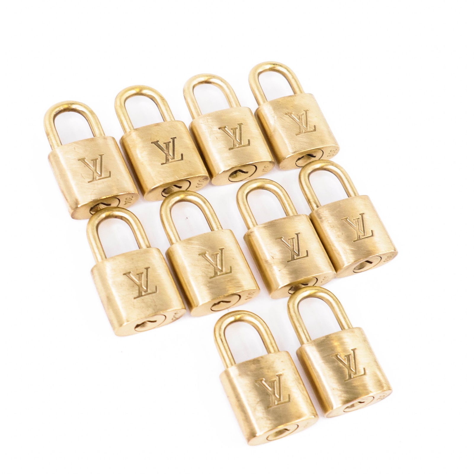 Louis Vuitton Brass Padlock Set – 10 Pieces (1 of 3)