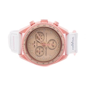 Omega x Swatch Speedmaster MoonSwatch Mission to Venus 40mm Bioceramic Pink Dial Quartz