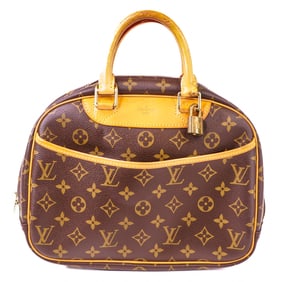 Louis Vuitton Monogram Trouville Handbag – Monogram Canvas with Vachetta Leather Trim