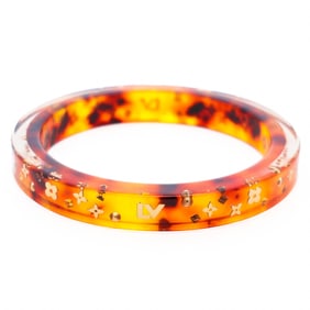 Louis Vuitton Monogram Inclusion Bangle Resin Tortoiseshell – M65292
