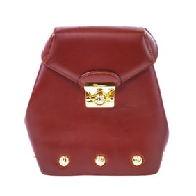 Salvatore Ferragamo Leather Backpack ADORABLE!! Brown – Gold Hardware