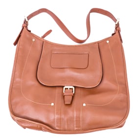 Longchamp Leather Balzane Hobo Shoulder Bag Brown – with strap and dust bag